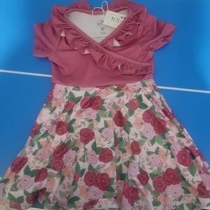 Charming Floral Dress for Kids